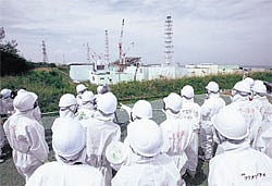 after effects: A tour of the Fukushima nuclear plant in May, a year after the disaster. A bunker at the plant was videotaped during the crisis.