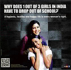 SOCIAL MESSAGE Such ads mark a step forward in the projection of the Indian woman in social responsibility roles.  Pic COURTESY WFS.