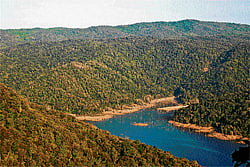 SPECTACULAR River Kali surrounded by mountains. (Below) A view point atop one of the hills. (Photos by the author)
