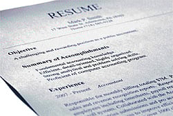 The art of writing a resume