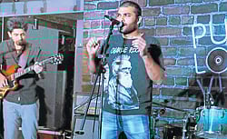 In sync: The members of Tough on Tobacco.