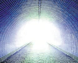 Near-death feeling when soul leaves nervous system