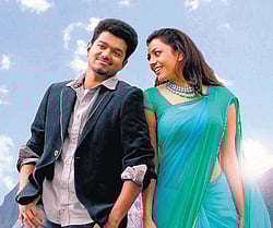 coming soon Vijay and Kajal Agarwal in Thuppaki.