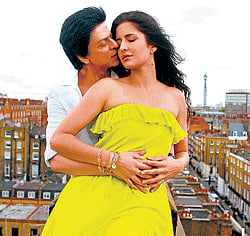Shah Rukh Khan and Katrina Kaif in Jab Tak Hai Jaan