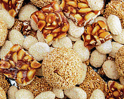 variety Moongfali and til patti remain a favourite with Delhiites.