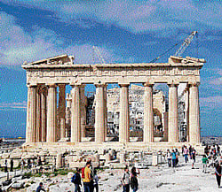 To see: The Parthenon at the Acropolis. photo by author