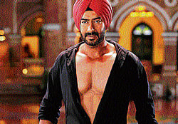 Comic escapade: Ajay Devgn in Son of Sardaar