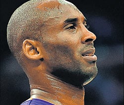 Focused: Kobe Bryants most enduring impact is the example he sets off the court, taking care of his body and prolonging his career. afp