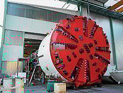Tunnel boring machine Helen. DH Photo