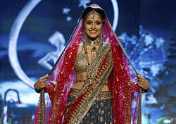 Miss India Shilpa Singh performs onstage at the 2012 Miss Universe National Costume Show at PH Live in Las Vegas, Nevada . Reuters