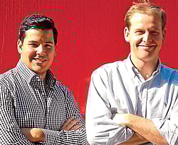 Adrian Fuegert (left) and Nicolaus Vorwerk.