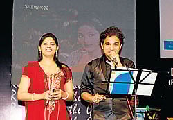 Nostalgic Sangeeta and Anil Bajpai.