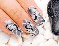 Flashy nails tell many tales