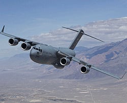 A U.S. Air Force C-17 Globemaster III. Wikipedia Image
