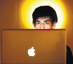 A file photo of Aaron Swartz, who has now morphed into a martyred hero. AP Photo/The New York Times.