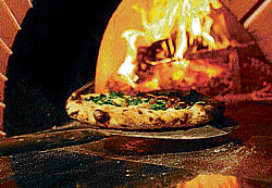 Holy Smoke! That's a wood-fired oven