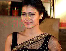 Kajol Devgan poses at the premier of the Hindi film 'Mai' in Mumbai on January 31, 2013. AFP PHOTO