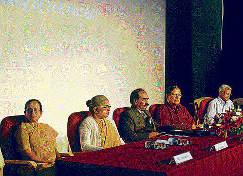 Thought-provoking: Dignitaries at the seminar.