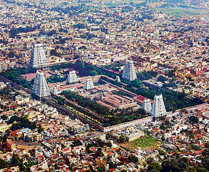 Temple town: The temples and sacred tanks in Tiruvannamalai.