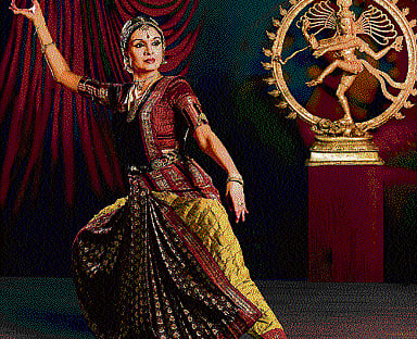 Dialogues: Priyadarshini Govind displaying her poses.