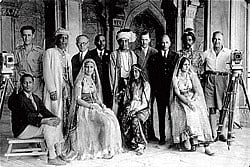 CINEMATIC: A photograph of cast and crew of Himanshu Rai's silent film Shiraz at Osianama.