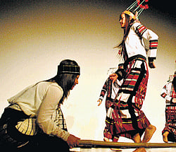 Rural Touch: Students from Nagaland performing.
