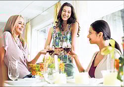 At home, happy and happening