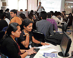 Involved: The Tech Hunt 2013 workshop in session.