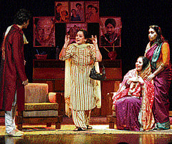 Drama: Scenes from Jug Jug Jiyo that explores issues of female-foeticide, marital rape and gender biases.