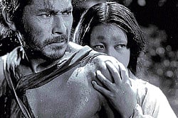 Classics Stills from the celebrated filmmakers Rashomon and Judo Saga.