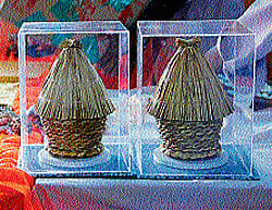 Some of the artistic show pieces created by rural artisans. DH photos
