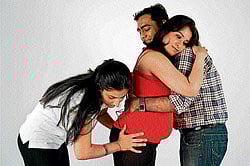 New responsibilities: Modern couples are going for childbirth education classes.