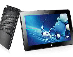 A handout of the Samsung ATIV Smart PC Pro 700T. The Smart PC has the Microsoft Surface Pro's speed, but comes up short in other ways. NYT