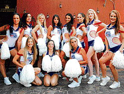 energetic The White Mischief Girls. DH PHOTO BY B H SHIVAKUMAR