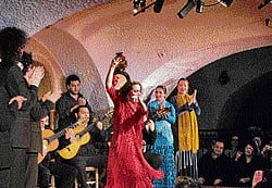 Absorbing Flamenco dancers in action. (PHOTO BY AUTHOR)