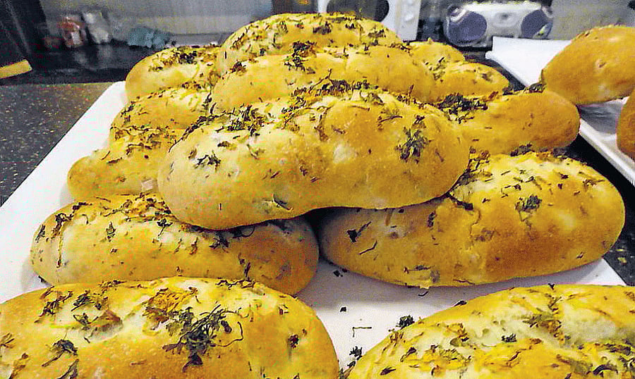 Hot fare: Potato buns.