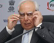 Kapil Sibal. File PTI Image