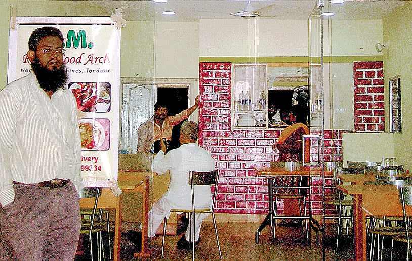 Simple fare : The frontal of the restaurant.