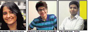Ipshita Bhuwania, Dhruv Murari Gandhi, Shubham Jain