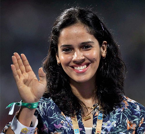 Ace Indian shuttler Saina Nehwal. PTI Image