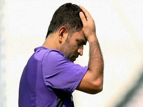 Dhoni PTI file image