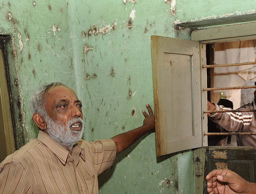 Renukappa, the victim's father. DH Photo.