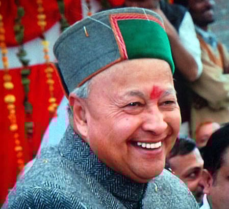 Virbhadra Singh. Wikipedia Image.