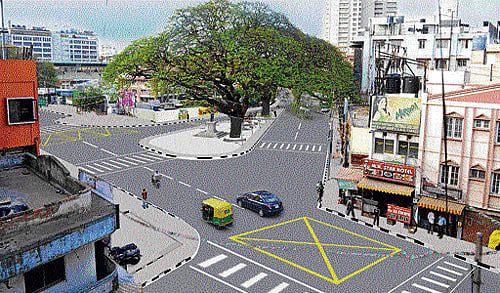 Poor road geometry at junctions