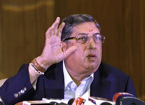 Dalmiya, Srini for ICC meeting