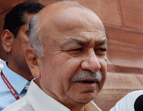 Union Home Minister Sushilkumar Shinde. File Photo