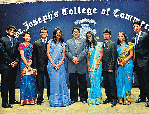 optimistic From left: Martin Charles Michael, Roshini D Talera, Pilith Pericho,  Shruthi EN, Rahul Gomes, Tresseta D'Cruz,  Kenneth Fernandes, Vijisha and Dipen Mandaliya.