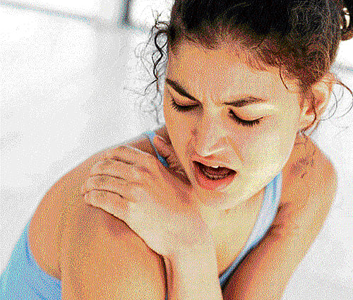Joint concern: Even a minor injury can lead to a frozen shoulder later on.
