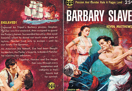 Collectors' pride: Vintage paperbacks are mostly collected for their cover art.