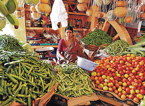 Vegetable prices have more than doubled in the last three months. AFP